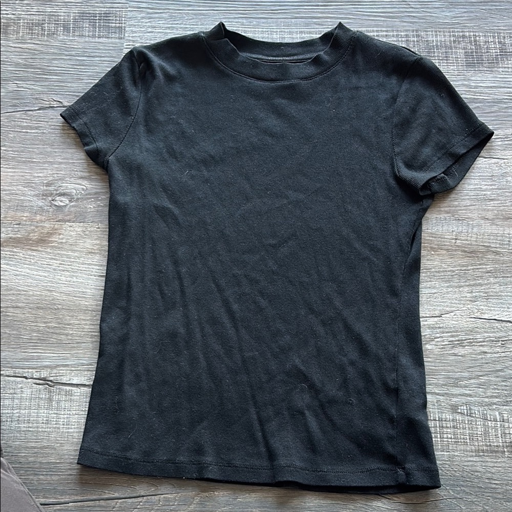 Rubber Black Women's Top